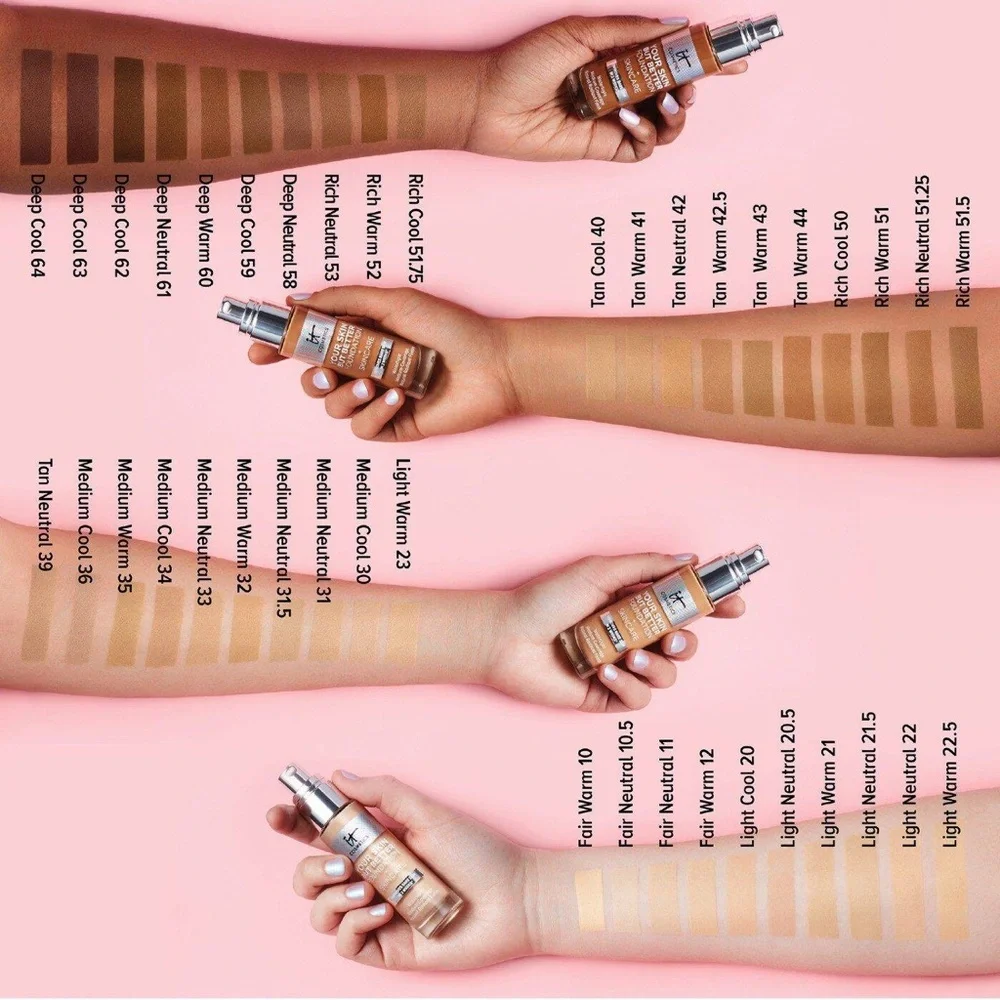 New IT Cosmetics YOUR SKIN BUT BETTER FOUNDATION + SKINCARE